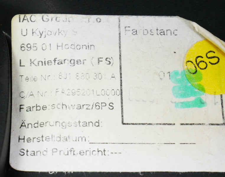 Lower Knee Dash Interior Trim Panel 08-15 Audi TT - Genuine - 8J1 880 301 A