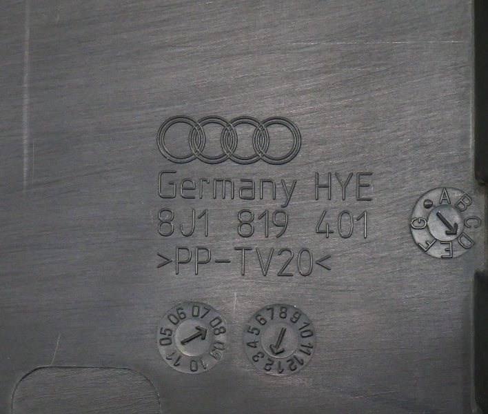 Cowl Rain Tray Deflector 08-15 Audi TT - Genuine - 8J1 819 401