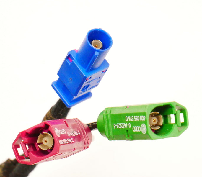 Roof Shark Fin Antenna 08-15 Audi TT Coupe - LY9B Black - Genuine 6Q0 035 575 B