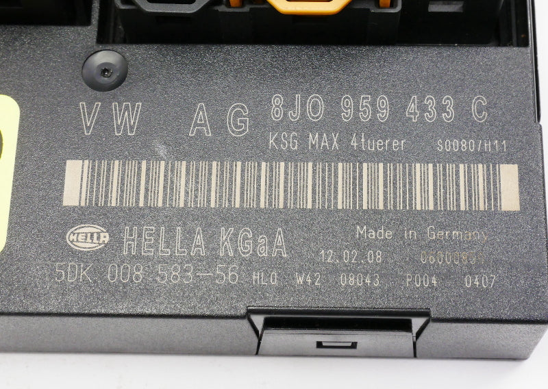 CCM Comfort Control Module 08-09 Audi R8 TT Coupe & Convertible - 8J0 959 433 C