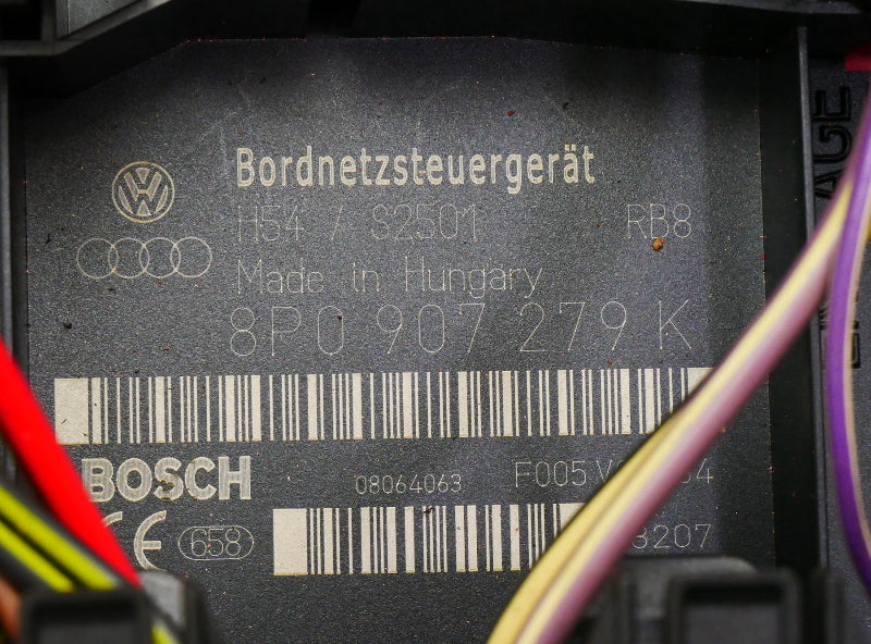 CECM Body Module 06-08 Audi A3 2008 Audi TT Coupe & Convertible - 8P0 907 279 K