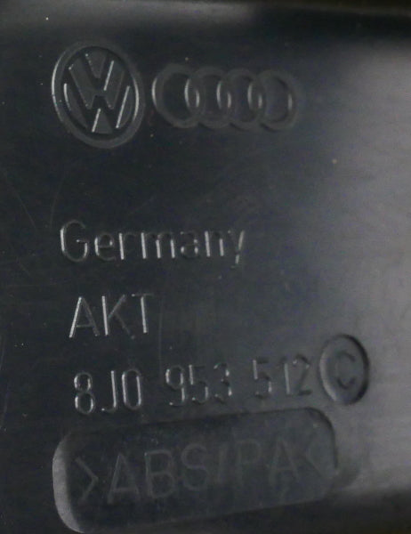 Ignition Column Shell Cover Trim 08-15 Audi TT Coupe Convertible - 8J0 953 512 C