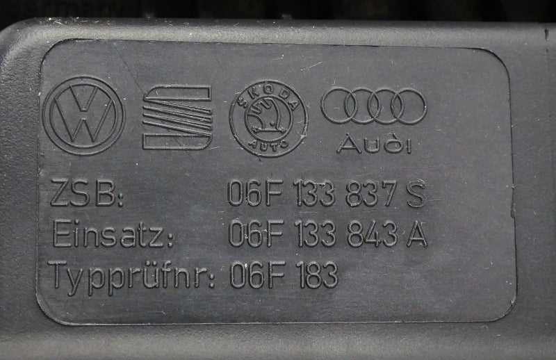 2.0T FSI Engine Cover Air Cleaner Box 06-08 Audi A3 TT BPY - 06F 133 837 S