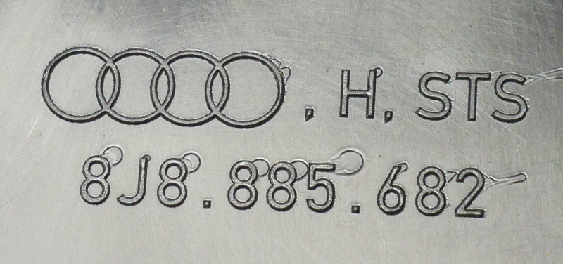 RH Rear Seat Latch Handle & Cable 08-15 Audi TT - Genuine - 8J8 885 682