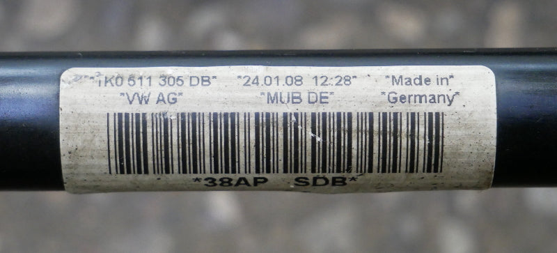 IRS Complete Rear Suspension Subframe Control Arms 08-10 Audi TT FWD Coupe