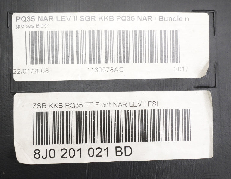 Fuel Gas Tank & Filler Neck 08-10 Audi TT FWD Coupe - Genuine - 8J0 201 021 BD