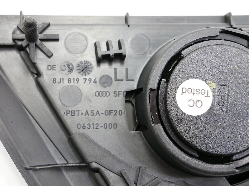 RH Dash Air Vent Tweeter 08-15 Audi TT Coupe Convertible - Genuine 8J1 819 794 A