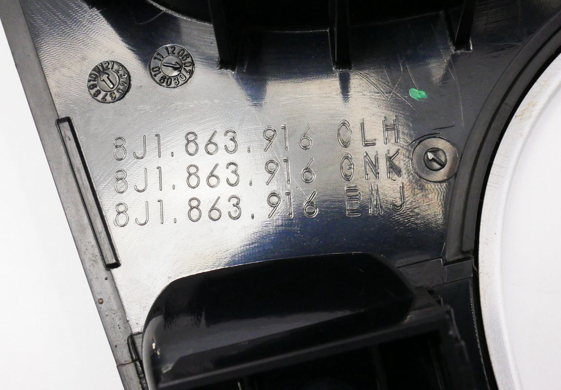 Console Shifter Selector Trim 08-15 Audi TT Coupe - Genuine - 8J1 863 916 CLH