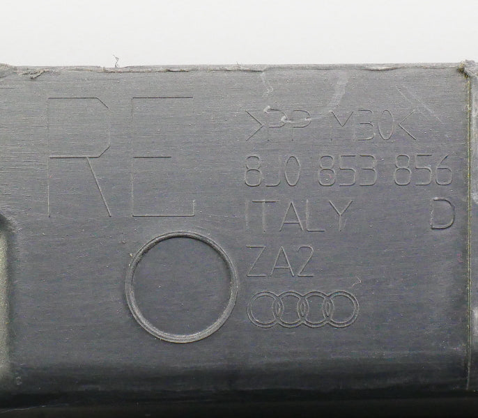 RH Side Skirt Rocker 08-15 Audi TT Coupe Convertible LY9B Black - 8J0 853 856 D