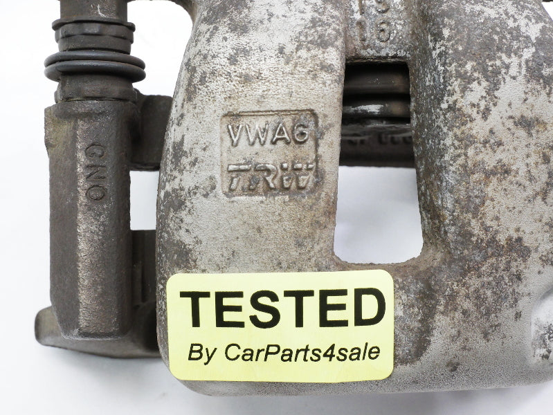 LH Rear Brake Caliper & Carrier 08-15 Audi TT 286mm FWD AWD - Genuine TRW