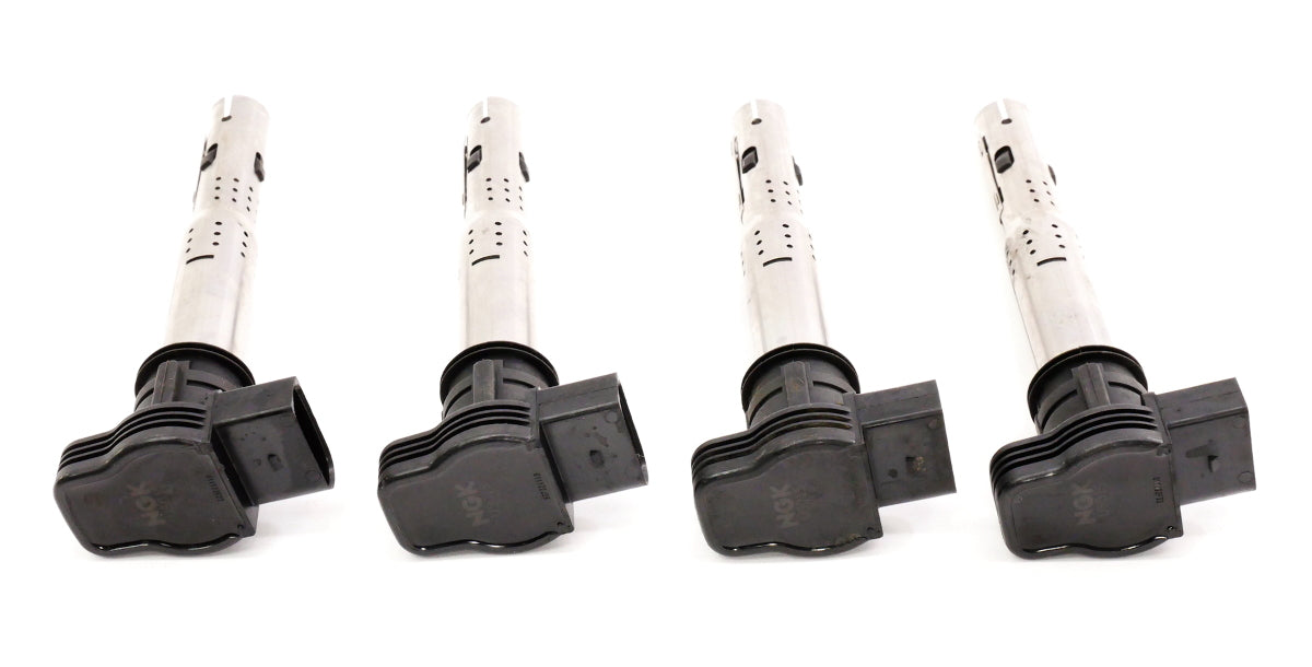 NGK Ignition Coil Set VW Audi TT A4 A5 Tiguan Eos Passat Jetta Beetle - U5015