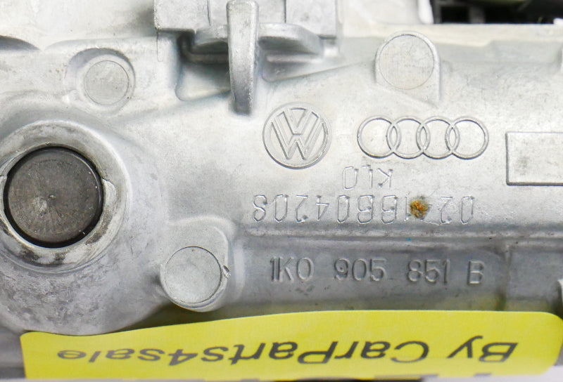 Lock Set Ignition Cylinder Key 08-15 Audi TT Coupe Convertible - 1K0 905 851 B