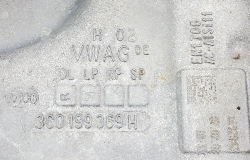 Engine Cradle Sub Frame Cross Member 06-10 VW Passat B6 Audi TT ~ 3C0 199 369 H