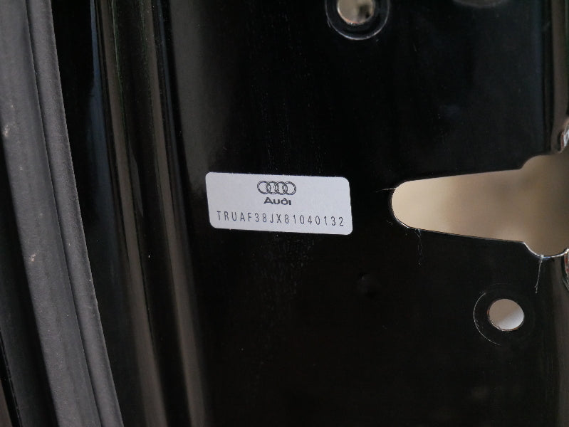 Left & Right Door Skin Shells 08-15 Audi TT Coupe - LY9B Black - Genuine