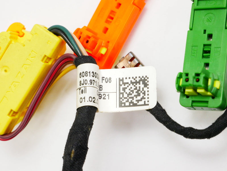 Steering Wheel Air Bag Wiring Harness Audi TT A3 R8 - Genuine - 8J0 971 589 B