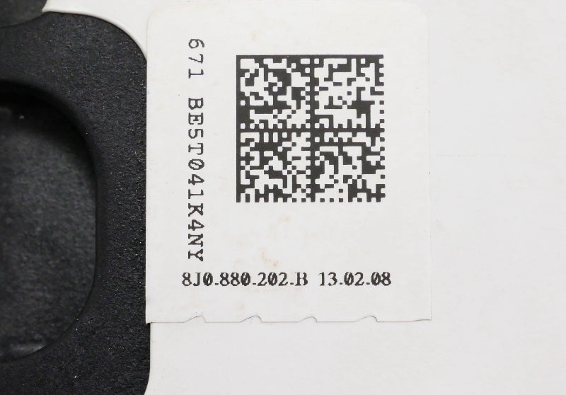 Passenger Dash Air Bag Airbag 08-15 Audi TT - Genuine - 8J0 880 202 B