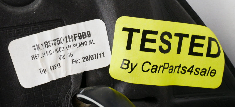 LH Side View Exterior Door Mirror 09-14 VW Jetta Sportwagen LD7X Platinum Grey