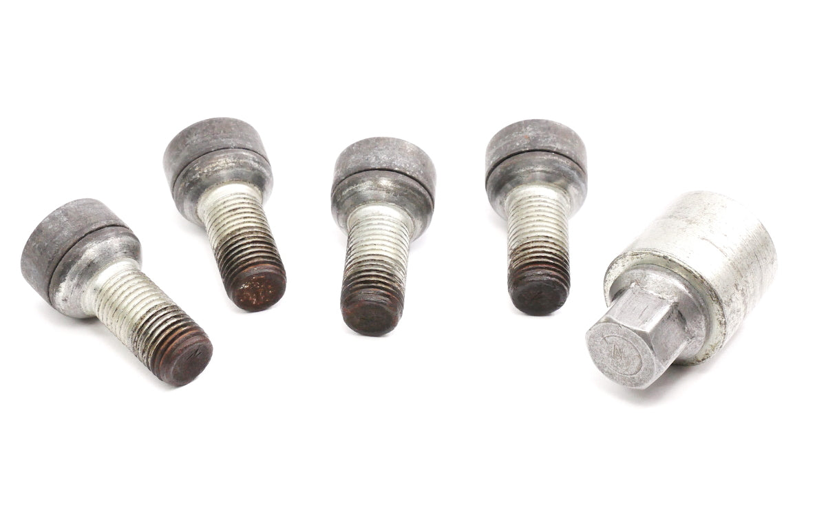 Locking Lug Wheel Bolt Nut VW Beetle Jetta Golf GTI MK5 MK6 MK7 Passat - Genuine