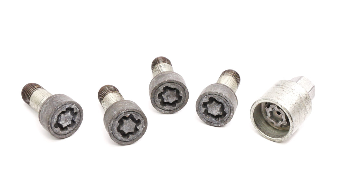 Locking Lug Wheel Bolt Nut VW Beetle Jetta Golf GTI MK5 MK6 MK7 Passat - Genuine
