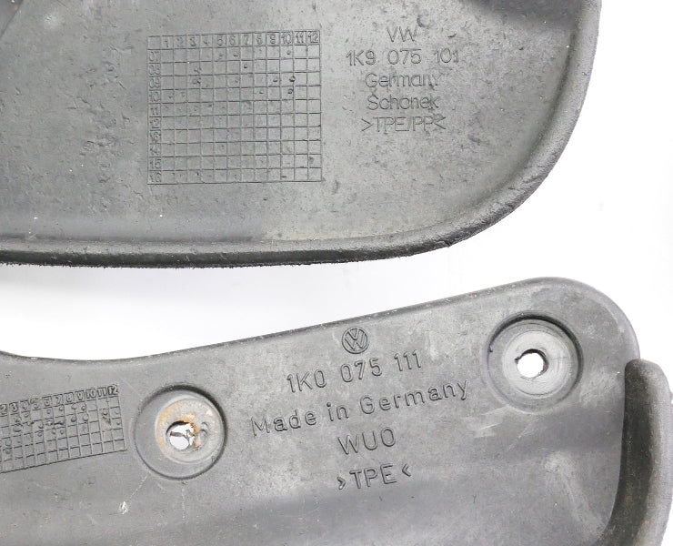 Mud Flap Set 09-14 VW Jetta Sportwagen MK5 Mk6 Genuine 1K0 075 111 / 1K9 075 101