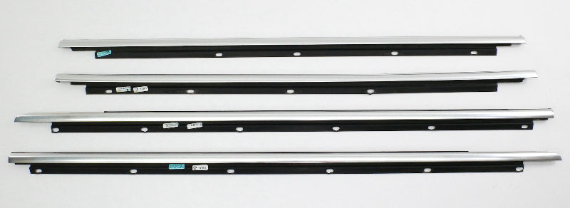 Door Lower Window Chrome Trim Set 09-14 VW Jetta  Sportwagen - 1K5 837 475 D