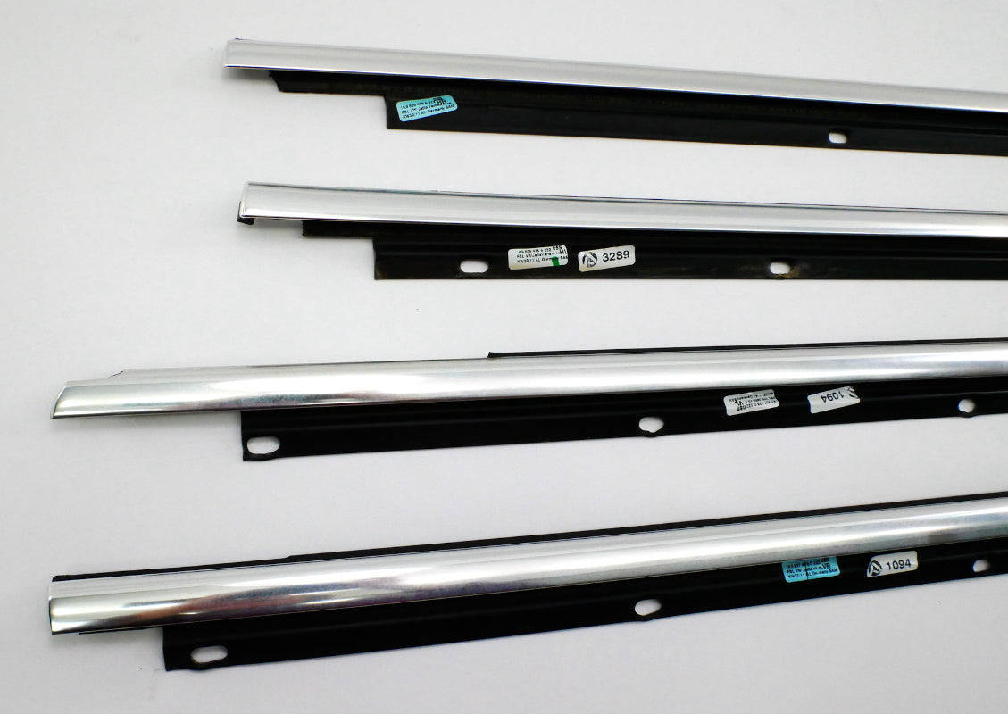 Door Lower Window Chrome Trim Set 09-14 VW Jetta  Sportwagen - 1K5 837 475 D