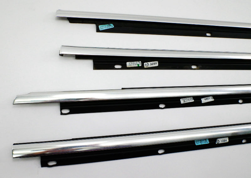 Door Lower Window Chrome Trim Set 09-14 VW Jetta  Sportwagen - 1K5 837 475 D