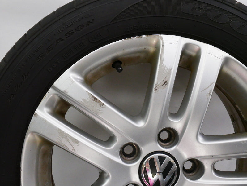 16" x 6.5" 5x112 Alloy Wheel Rim & Tire 05-18 VW Jetta MK5 Mk6 - 1K0 601 025 BN