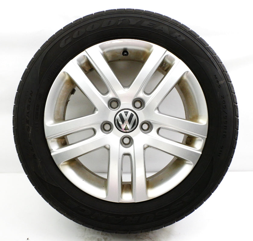 16" x 6.5" 5x112 Alloy Wheel Rim & Tire 05-18 VW Jetta MK5 Mk6 . 1K0 601 025 BN