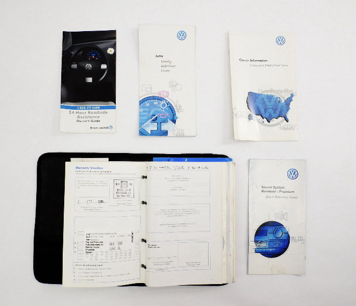 2000 Volkswagen Jetta Owners Manual Book Booklet VW MK4 - Genuine