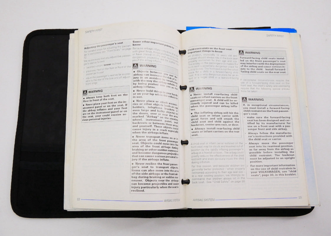 2000 Volkswagen Jetta Owners Manual Book Booklet VW MK4 - Genuine