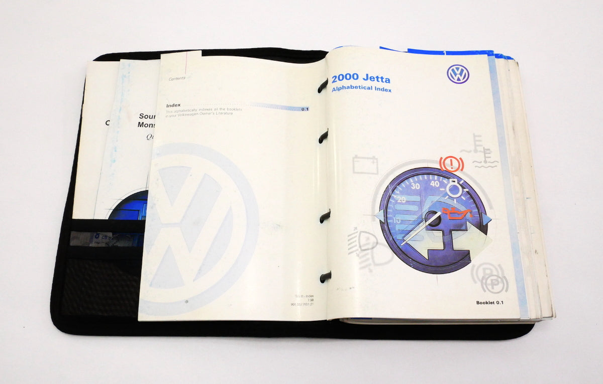 2000 Volkswagen Jetta Owners Manual Book Booklet VW MK4 - Genuine