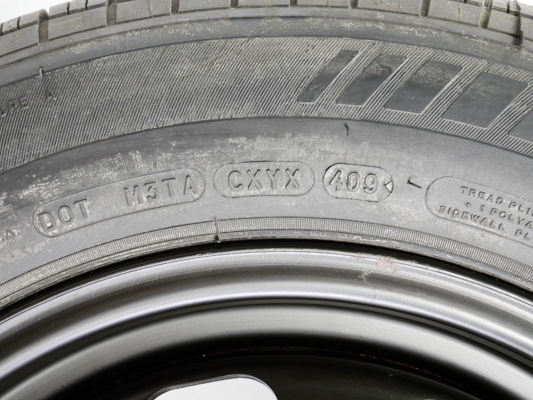 15" Full Size Spare Steel Wheel & Tire VW Jetta Golf GTI Mk4 Rim ~ 1J0 601 027 H