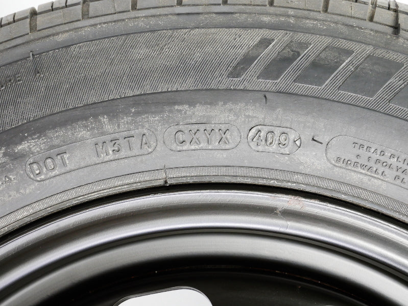 15" Full Size Spare Steel Wheel & Tire VW Jetta Golf GTI Mk4 Rim ~ 1J0 601 027 H