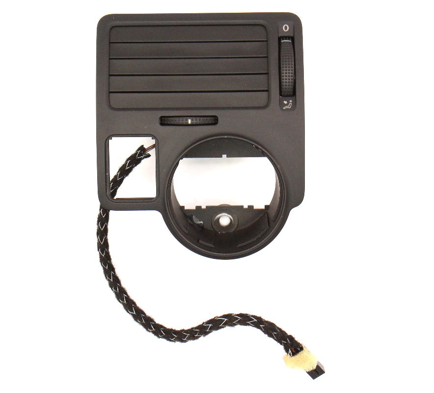 LH Dash Air Vent VW Jetta MK4 Lighted Head Light Switch Trim - 1J1 819 703 D