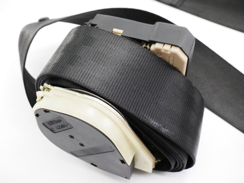 Center Rear Seat Belt Seatbelt 99-05 VW Jetta Golf GTI Mk4 Black - 1J0 857 807 D