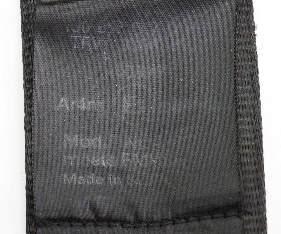 Center Rear Seat Belt Seatbelt 99-05 VW Jetta Golf GTI Mk4 Black - 1J0 857 807 D