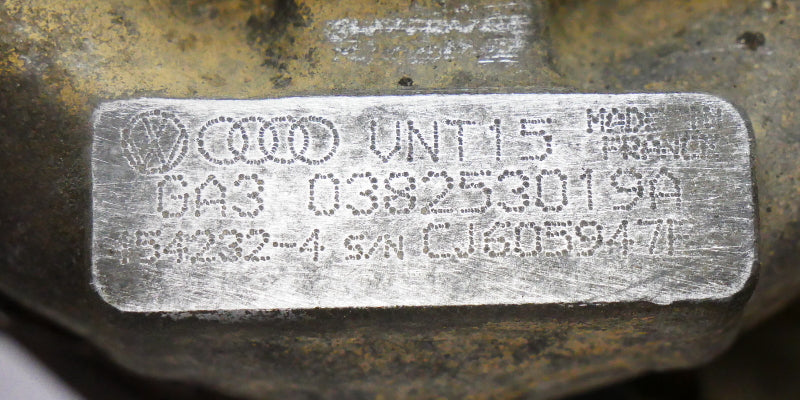 1.9 TDI ALH Turbocharger 00-04 VW Jetta Golf MK4 Beetle Turbo - 038 253 019 A