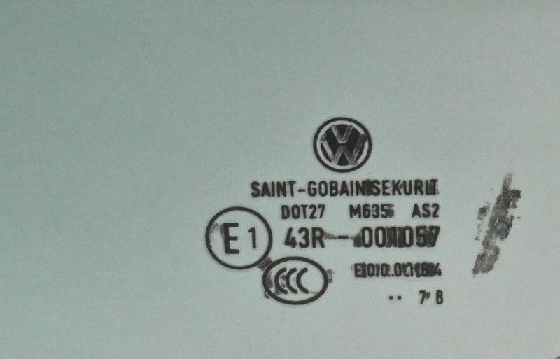 LH Side Window Exterior Glass 06-09 VW Rabbit Golf GTI R32 MK5 2 Door - Genuine