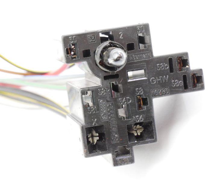 Headlight Dimmer Switch Pigtail Connector 90-93 VW Cabriolet - 867 971 999 B