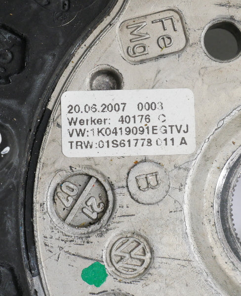 Flat Bottom Black Leather Sports Steering Wheel 05-10 VW Jetta GLI GTI R32 MK5