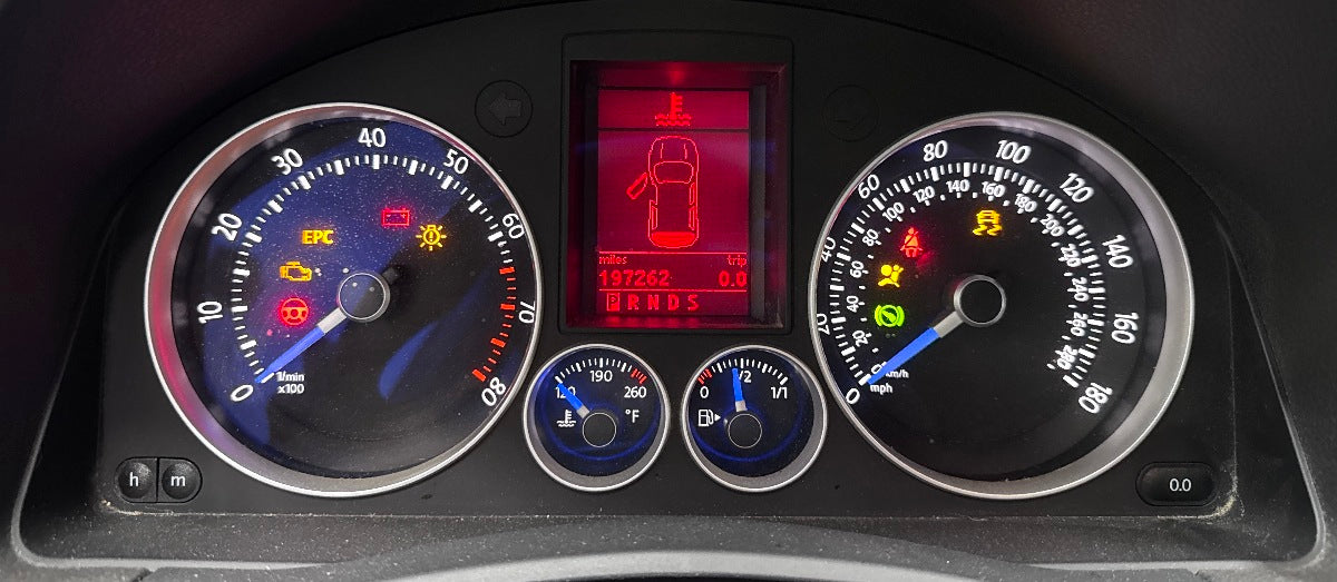 Gauge Cluster 2008 VW Golf MK5 R32 Speedometer 180MPH - 1K6 920 974 D