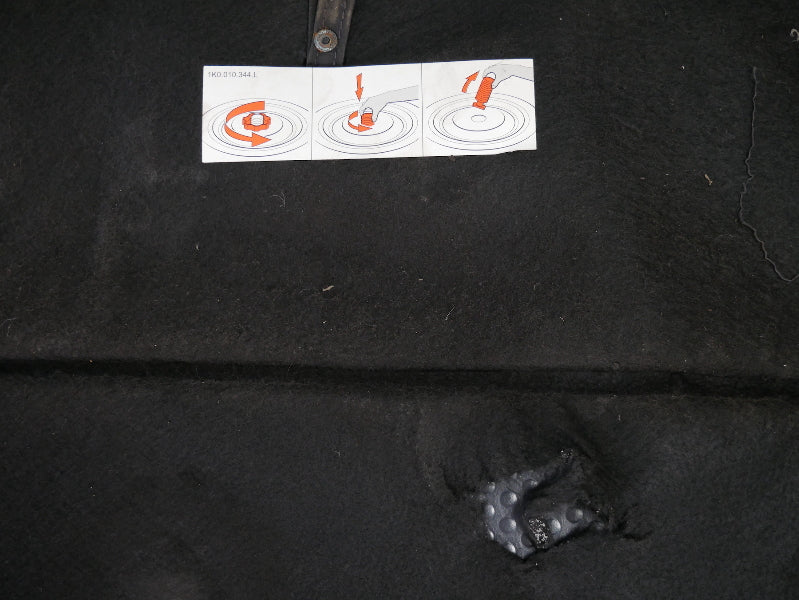 Trunk Hatch Floor Carpet Mat 06-09 VW Rabbit GTI R32 MK5 ~ Genuine 1K6 863 463 G