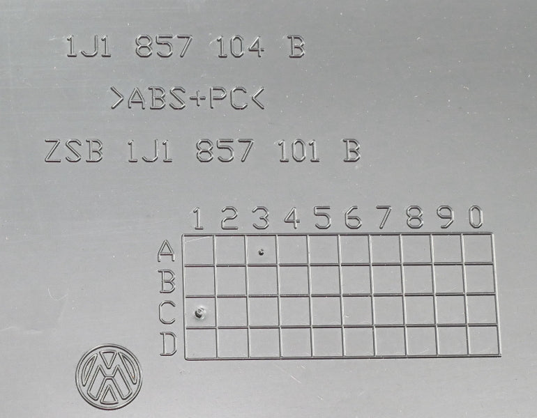 Glovebox VW 99-05 Jetta Golf GTI MK4 Glove Box Compartment Black ~ Genuine ~