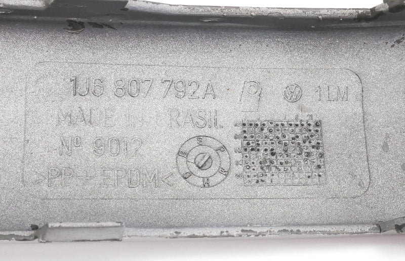 RH Rear Bumper Molding Strip Trim VW Golf GTI MK4 LD7W Gray - 1J6 807 792 A