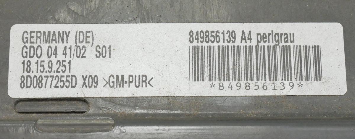 Sun Roof Shade Slider Panel 99-05 VW Jetta Golf GTI MK4 Genuine  8D0 877 255 D