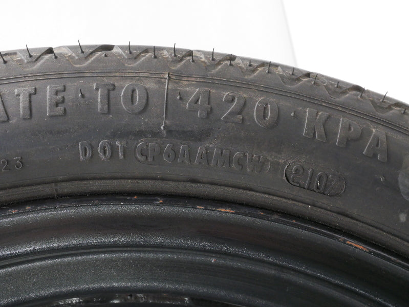 3.5 x 18" Spare Tire Donut Wheel Rim 06-13 Audi A3 VW R32 Genuine 1K0 601 027 B