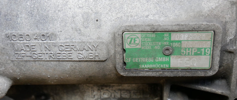 FEQ Automatic Quattro Transmission 02-03 Audi A4 3.0 V6 - 122k Miles