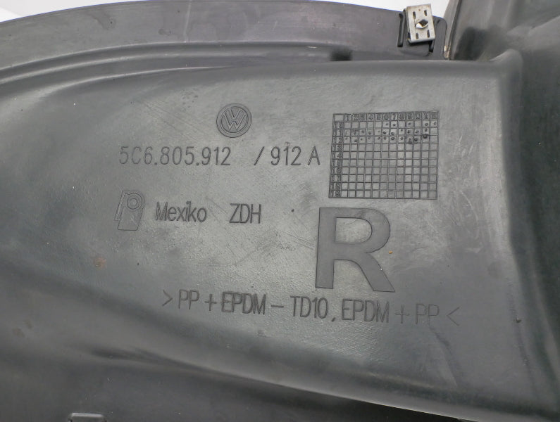 Front Fender Liner Splash Guard Set 11-18 VW Jetta MK6 Sedan ~ 5C6 805 911 / 912