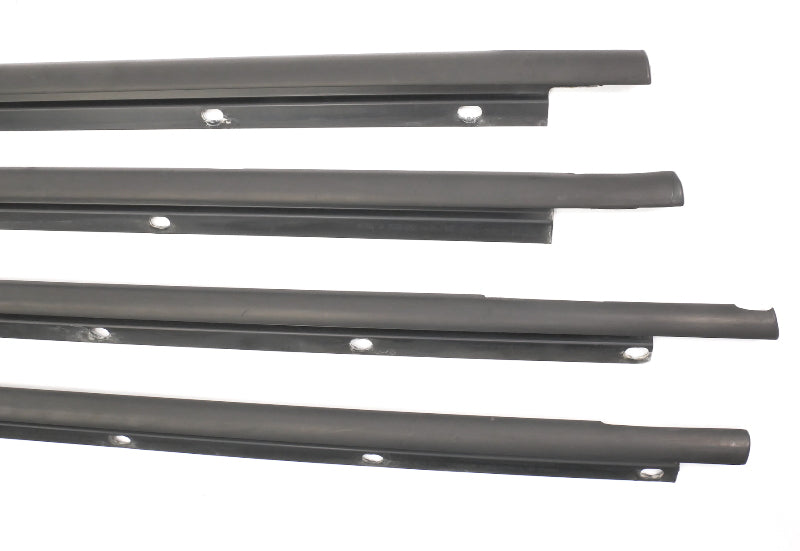 Black Lower Window Door Trim Set 09-14 VW Jetta Sportwagen - Genuine